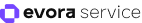 evora service logo schwarzes Symbol lila