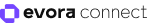 evora connect logo schwarzes Symbol lila