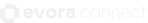 evora conect logo white